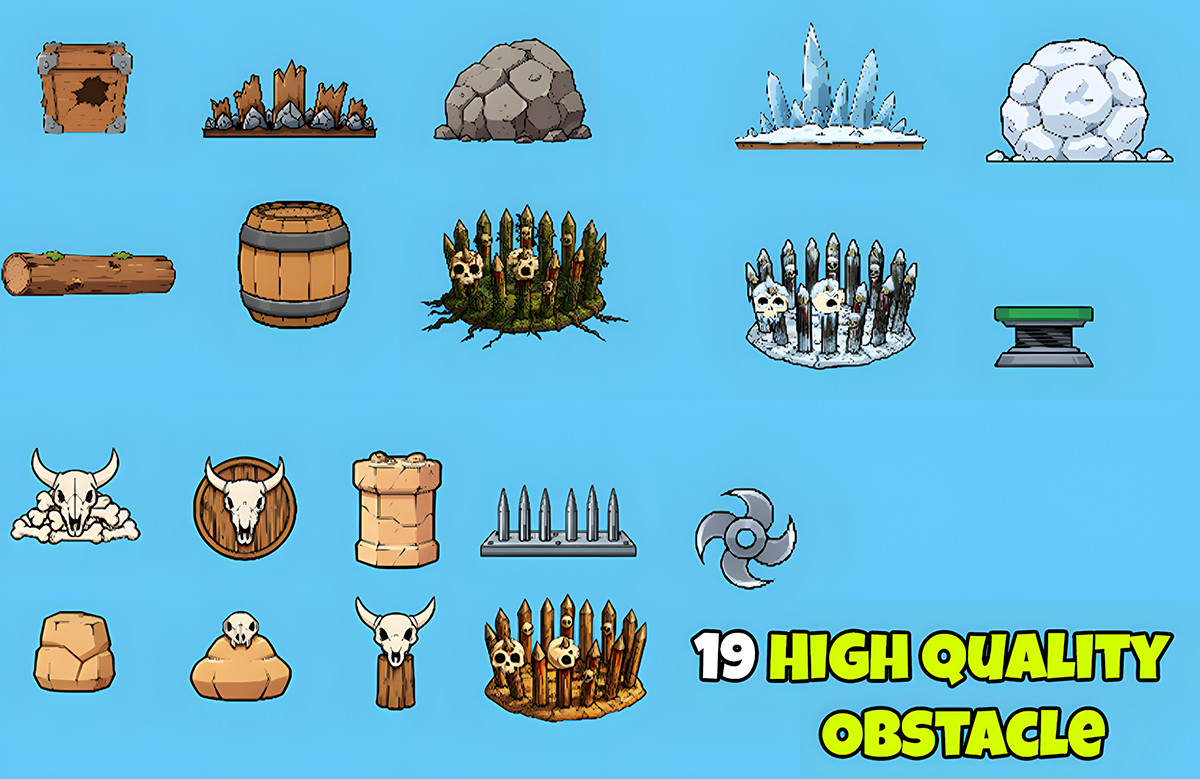 Tri-Biome 2D Game Environment Pack