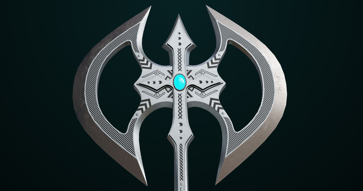 6 Battle Axes Collection 02 URP HDRP Textures