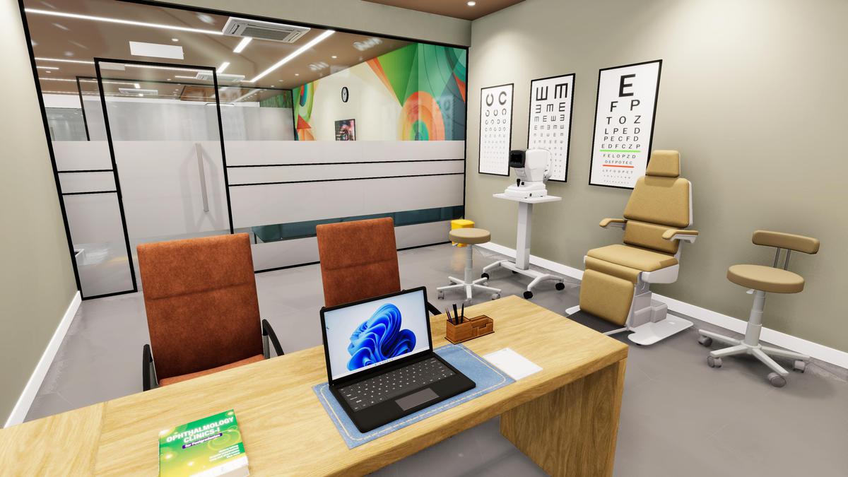 Modern Eye Clinic Interior Environment