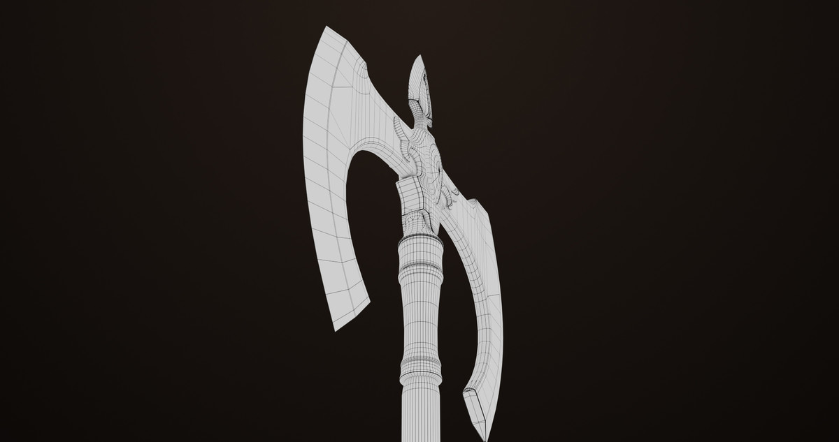 Battle Axe 12 URP HDRP Textures