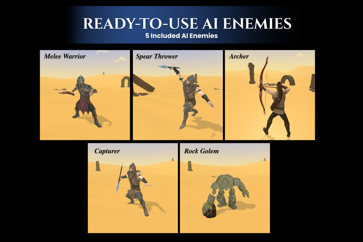 Boss AI Toolkit Mobile - Create Bosses, Enemies & Combat AI