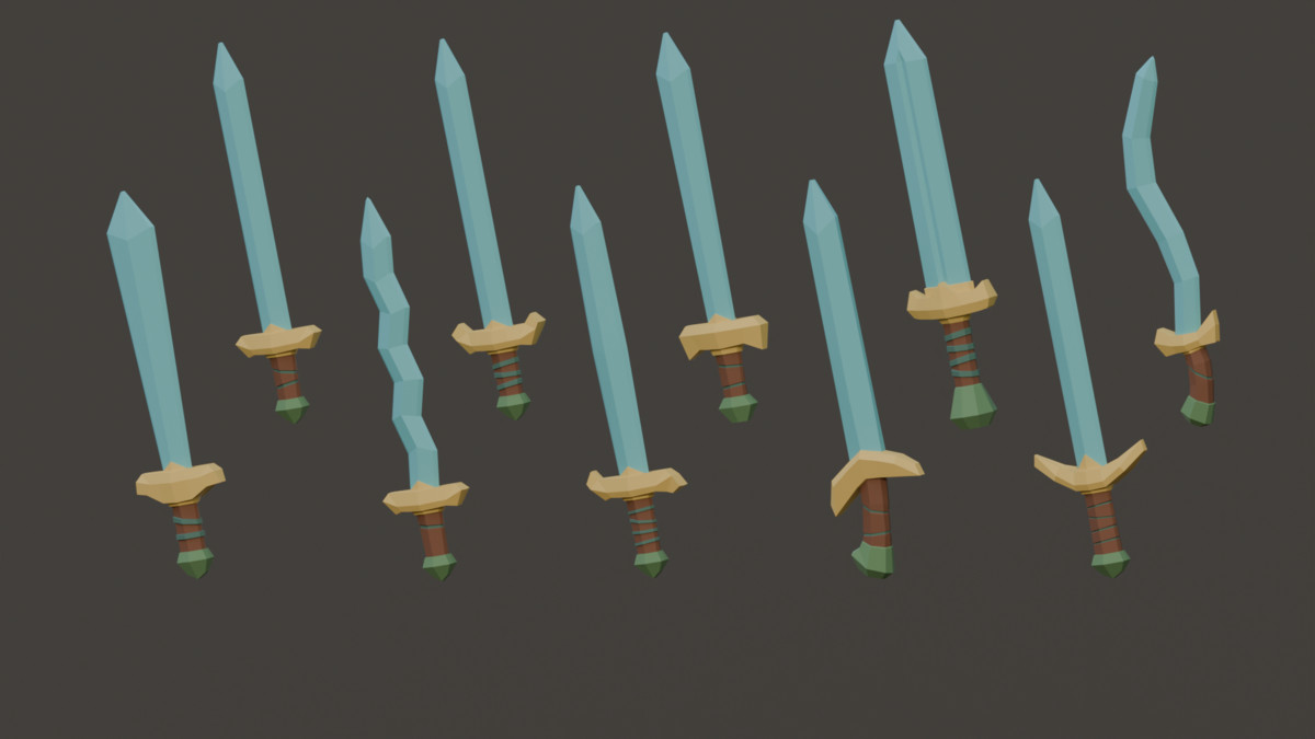 Fantasy Melee Weapons - Low Poly Pack