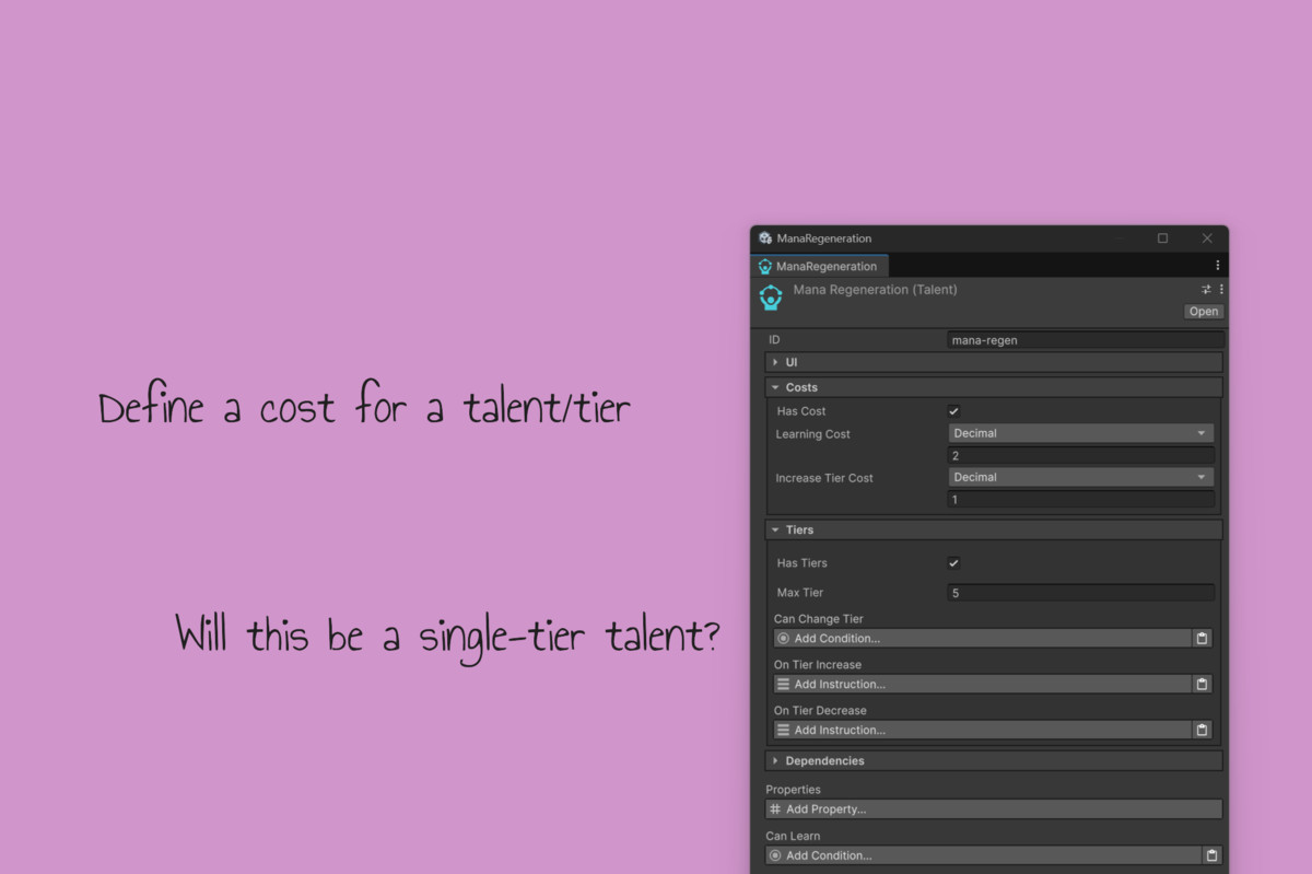 Talents | Game Creator 2