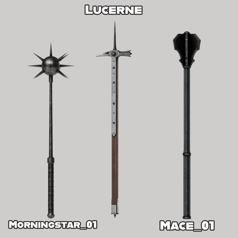 Ramihurdus' Medieval Weapons Pack