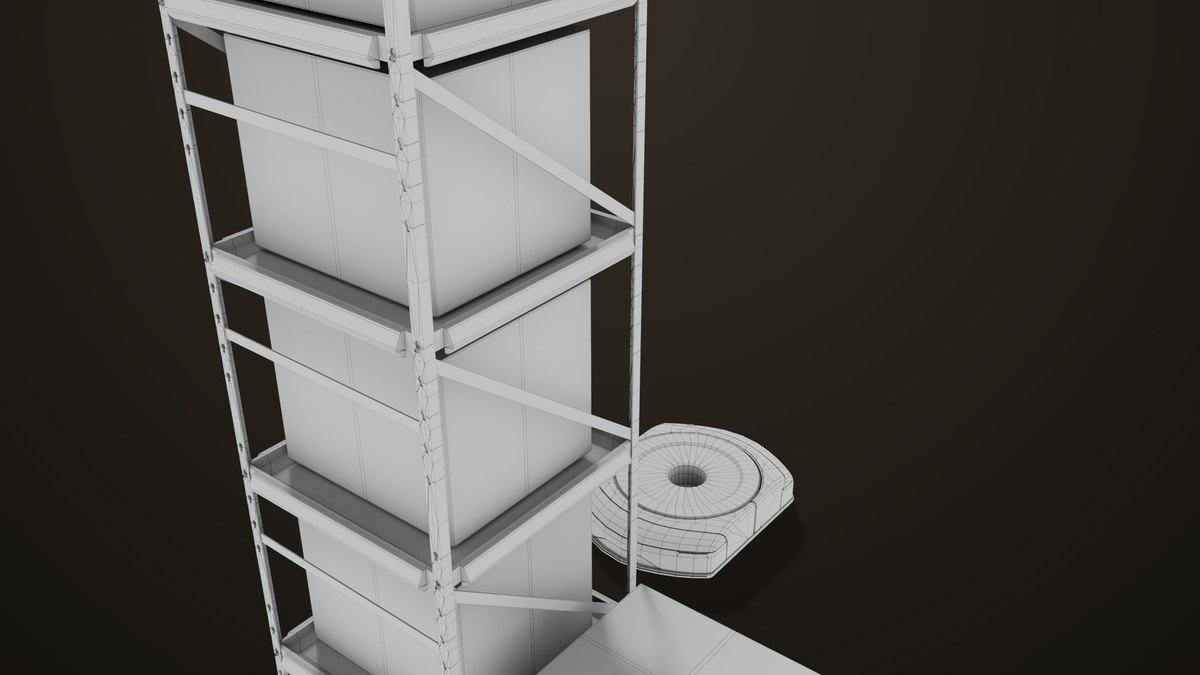 Warehouse Robot Generic Bule URP HDRP Textures