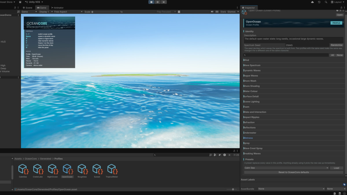 OceanCore – Dynamic Ocean, Lakes & Rivers