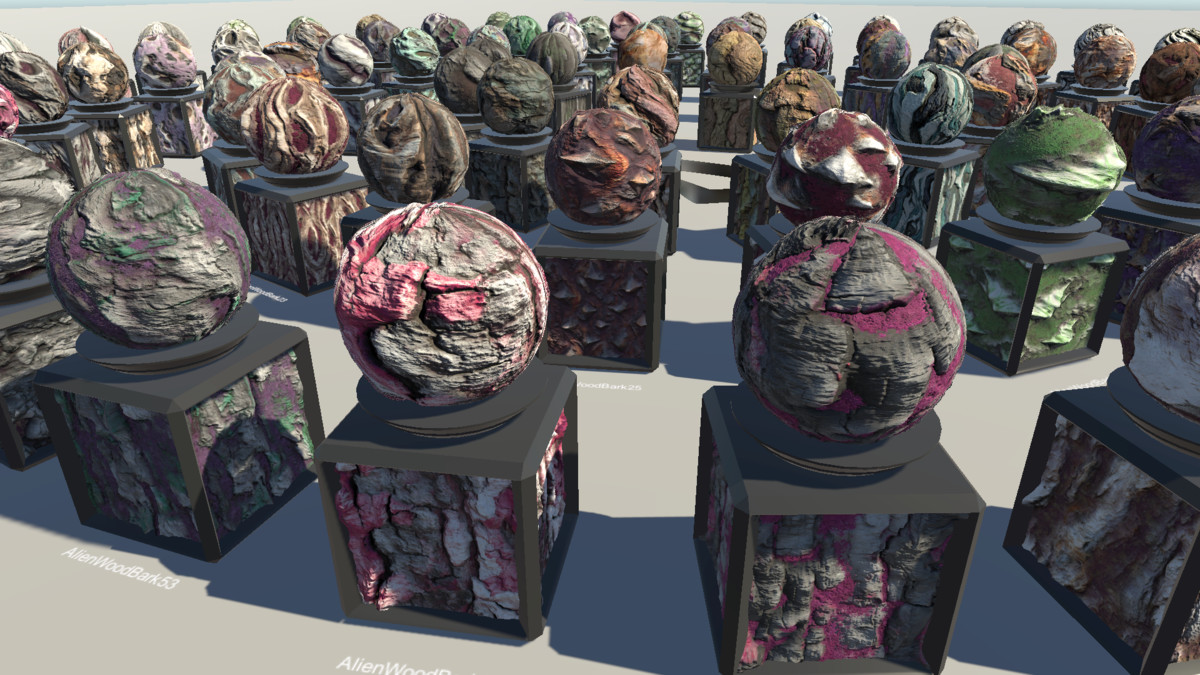 Alien Nature Materials - Wood Bark