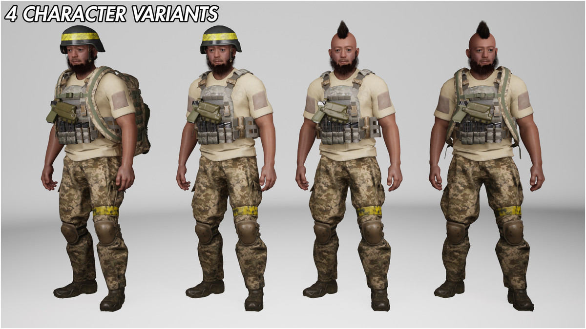 Ukraine Army Soldiers Pack