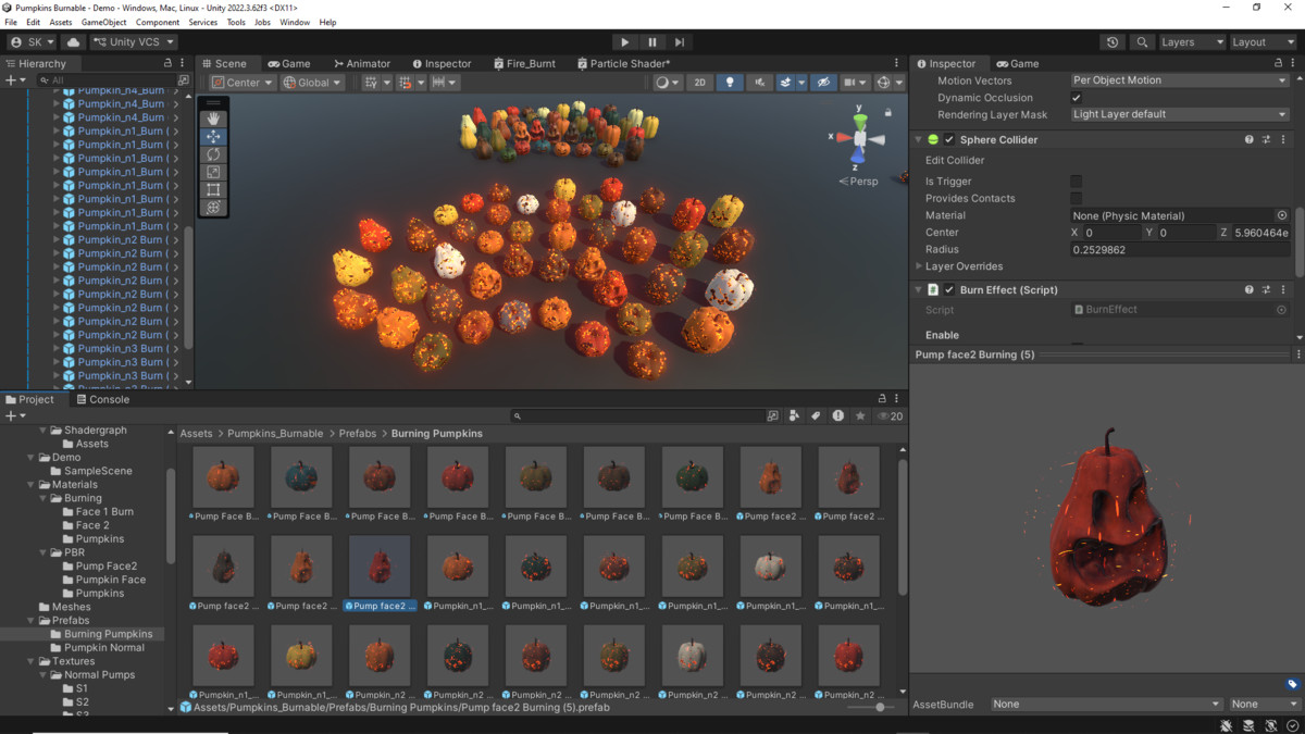 Halloween Pumpkins - Burnable Edition