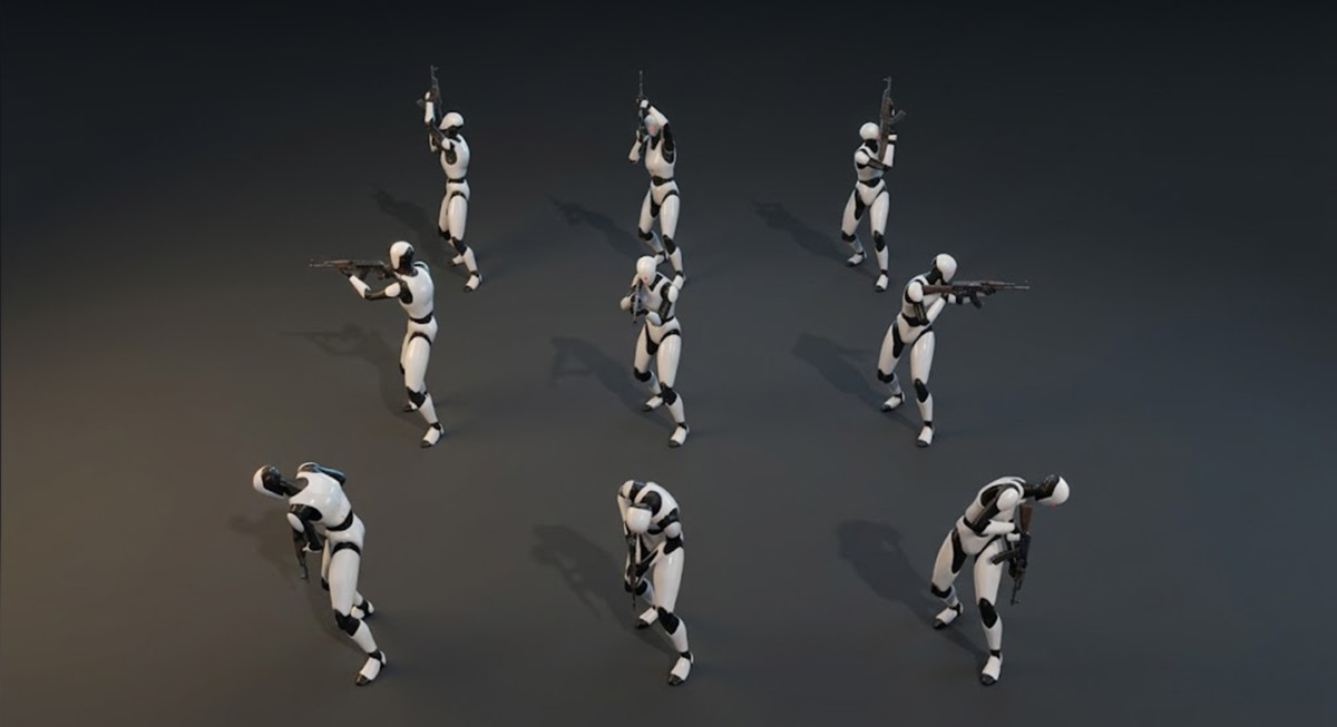 Female Rifle Movement Animation