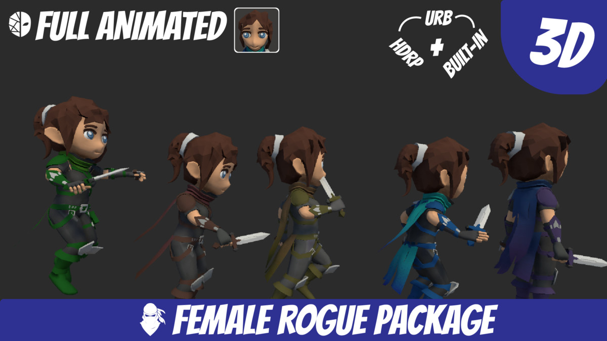 Morphara Fantasy Heros - Female Sacred Rogue
