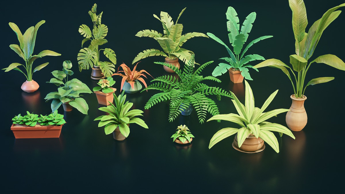 Stylized Home Plants