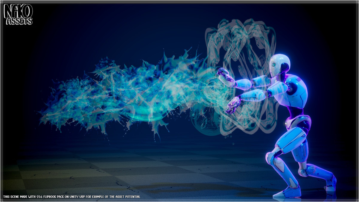 HQ Flipbook VFX (256+ Effects) | Magic, Fire, RPG | URP/HDRP/BIRP