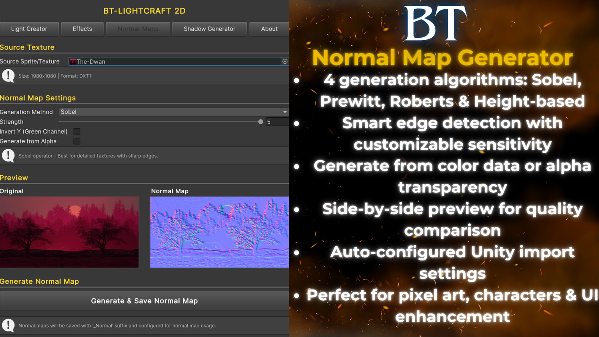 BT - LightCraft 2D: All-in-One Ultimate Lighting, Shadows & Normal Map System