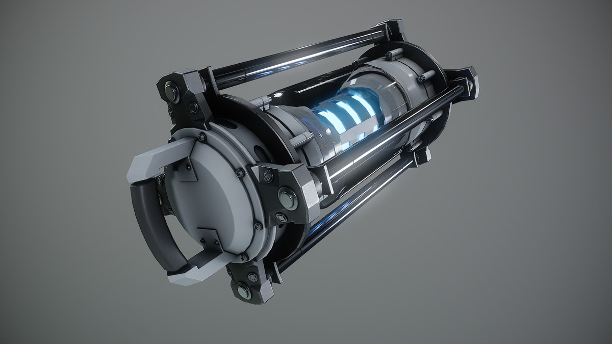 Futuristic Battery – Sci-Fi Power Source