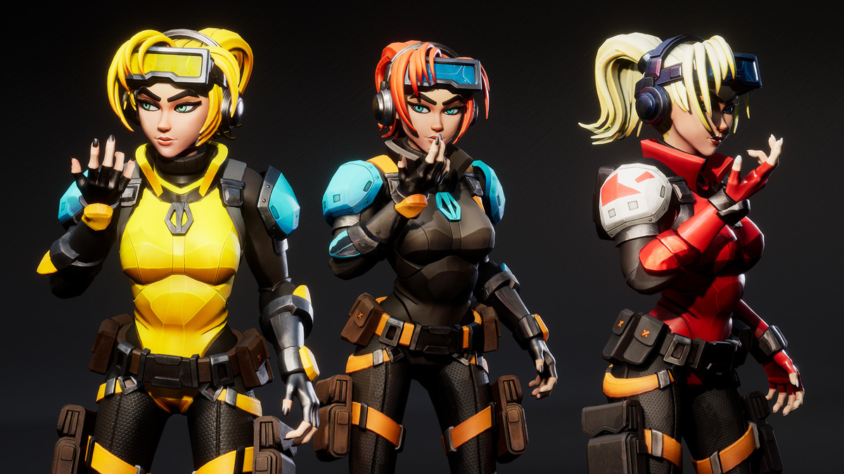 Stylized Hero Characters Pack vol.3 – 3 Game-Ready Heroes (9 Skins)