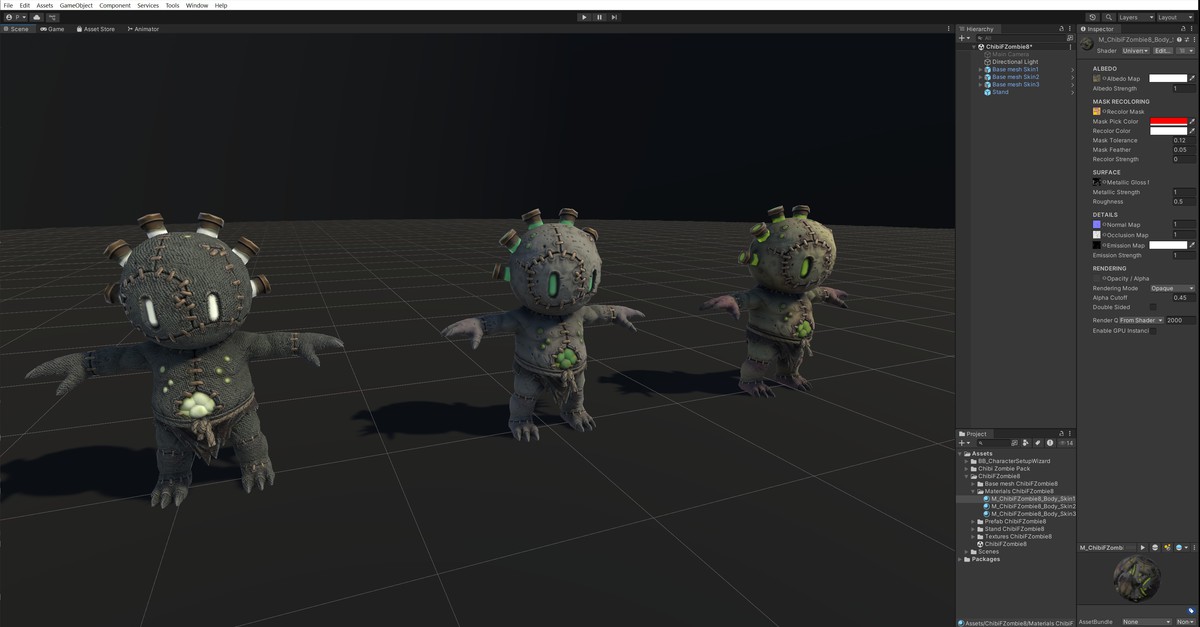 Chibi Necro Zombie Pups