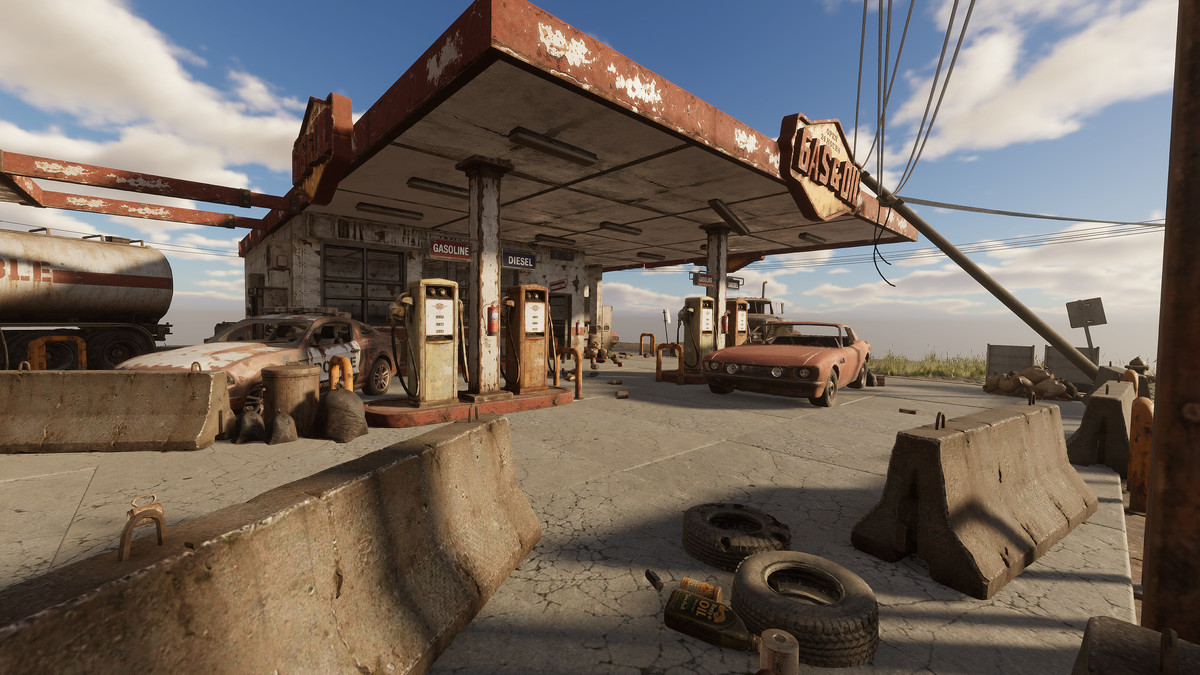 Abandoned Gas Station Environment Pack