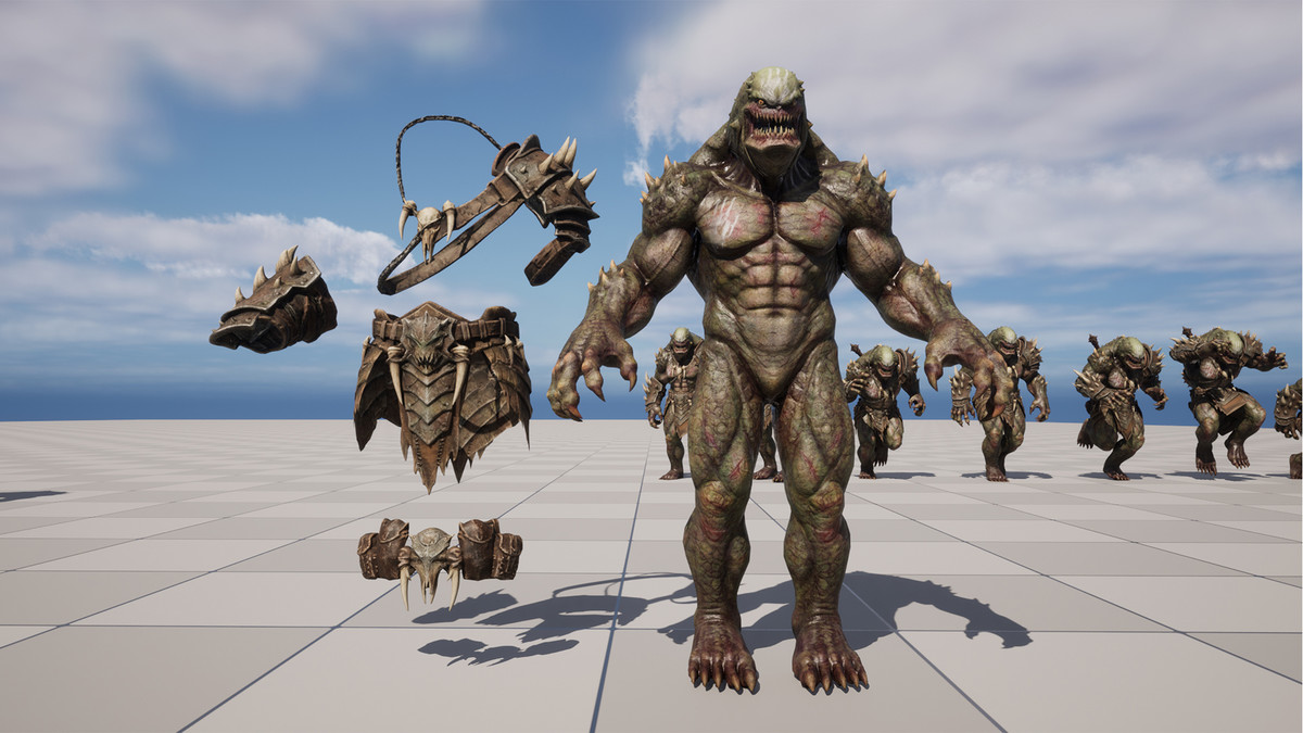 Brutal Warrior Monster