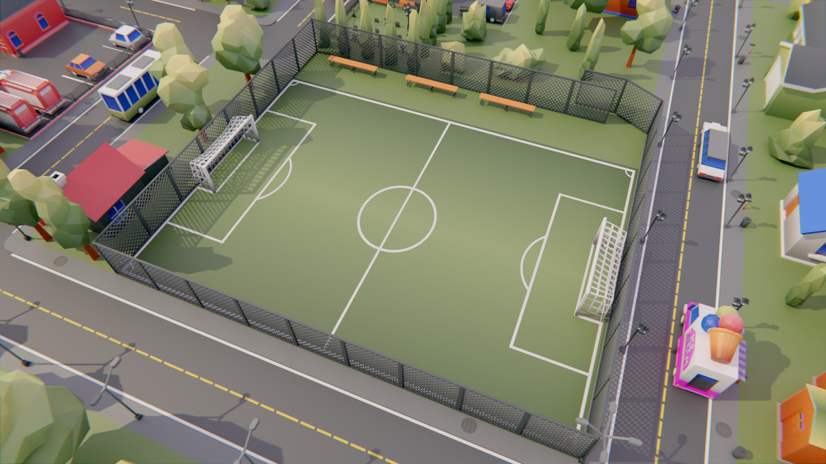 Low Poly Town by IGS