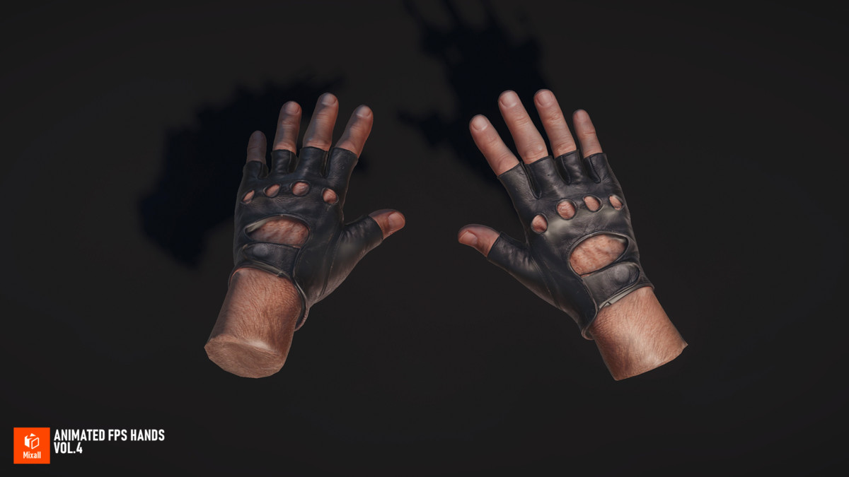 Animated FPS Hands Vol.4