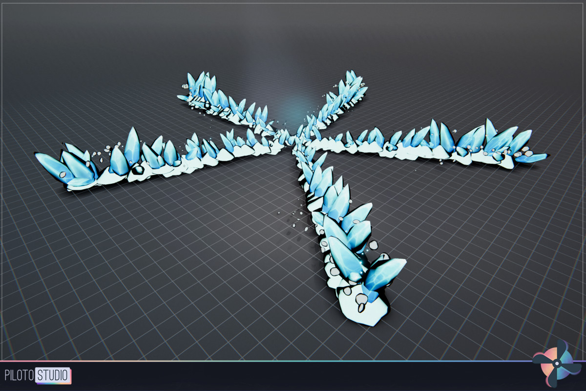 Roguelike Magic Ice VFX
