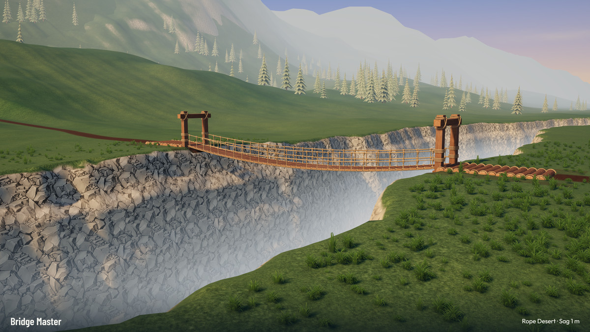 Bridge Master - Stylized Bridge Builder