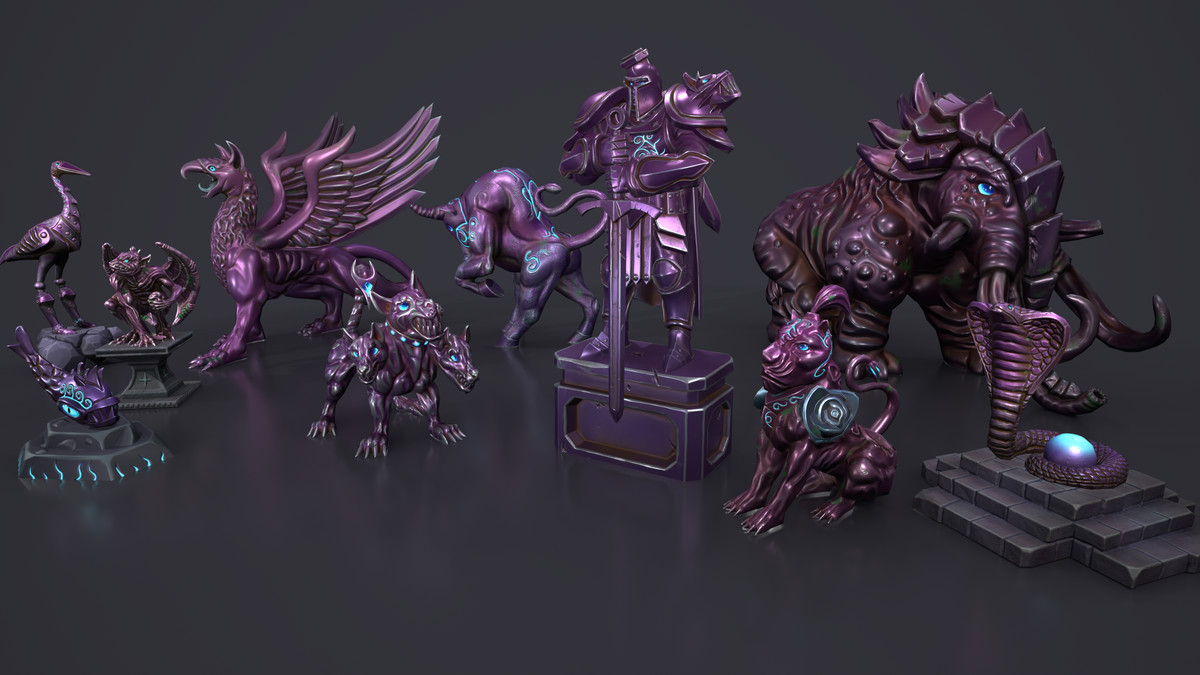 Fantasy Statues Pack