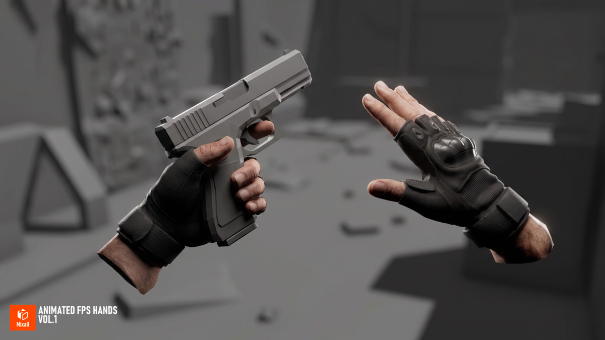 Animated FPS Hands Vol.1