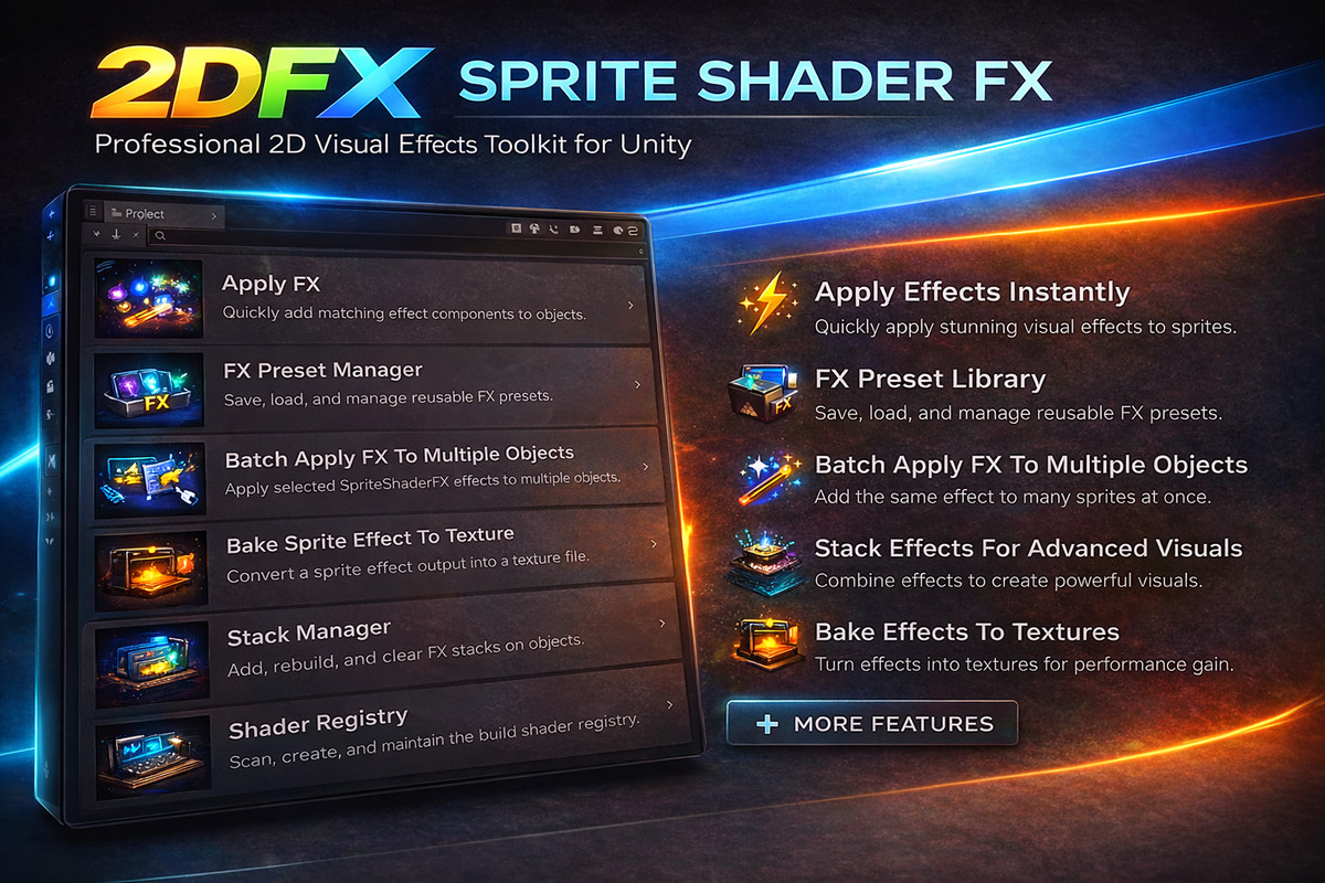 2DFX – 2D Sprite Shader FX (URP & Built-in)