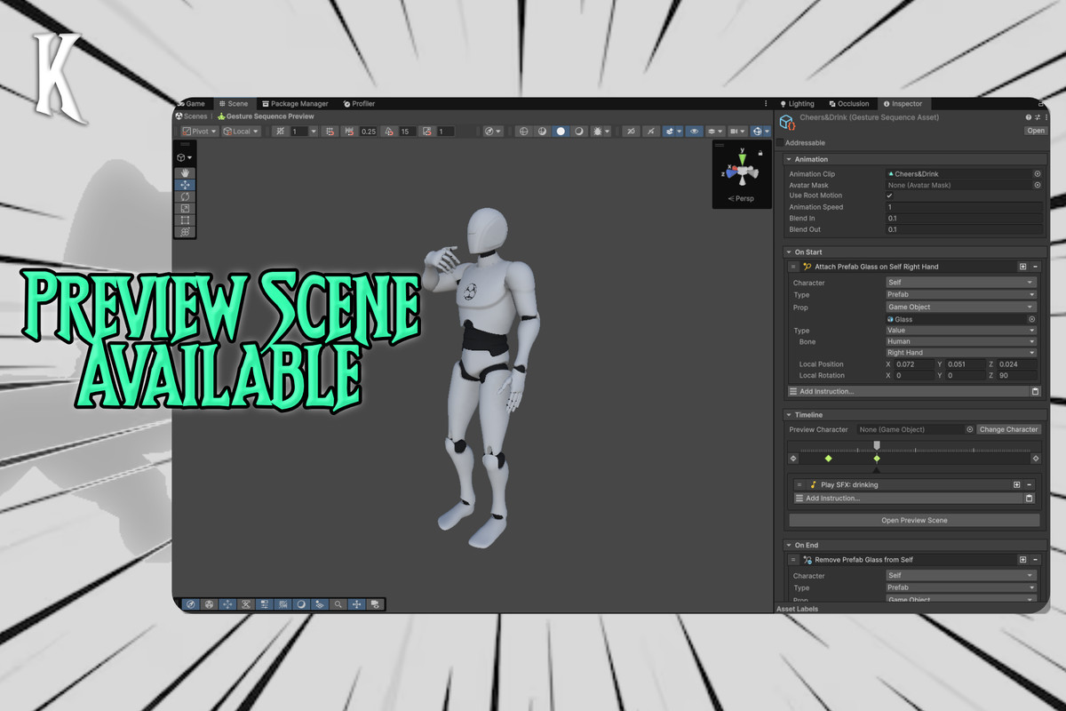 Gesture Sequencer for Game Creator 2