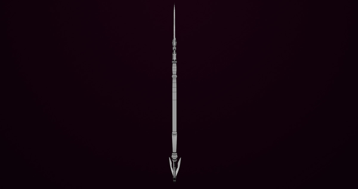 Fantasy Trident 07 URP HDRP Textures