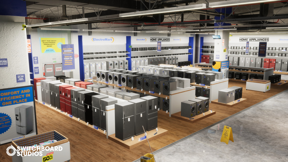 Electronics Mega Store Modular Environment