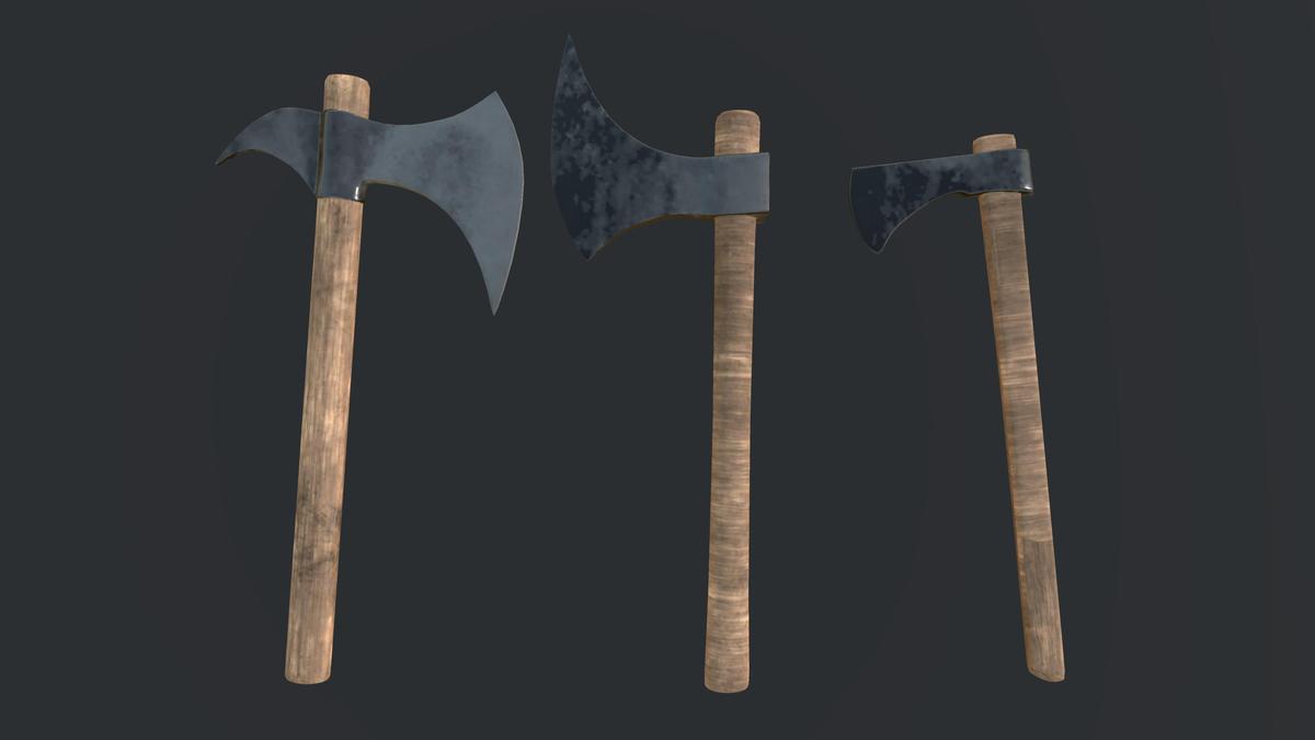 Mid poly Axes Collection