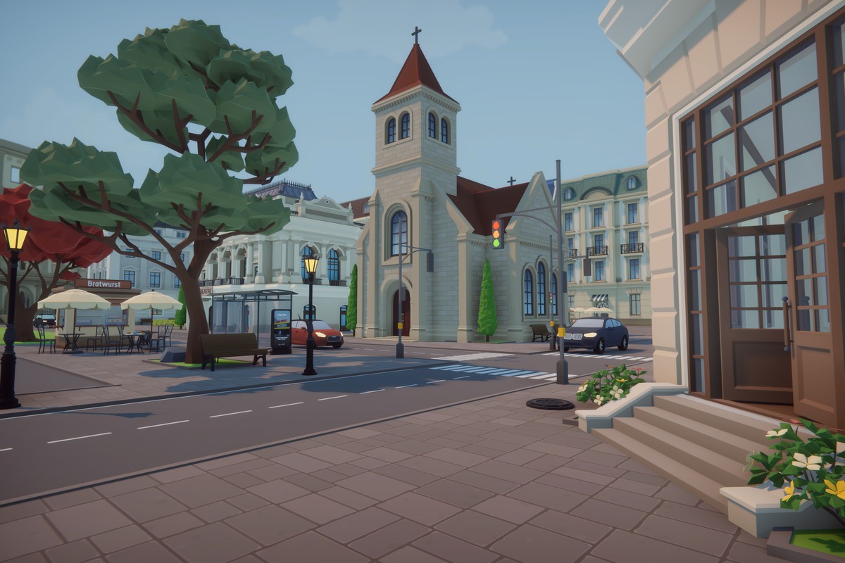 Low Poly Euro City