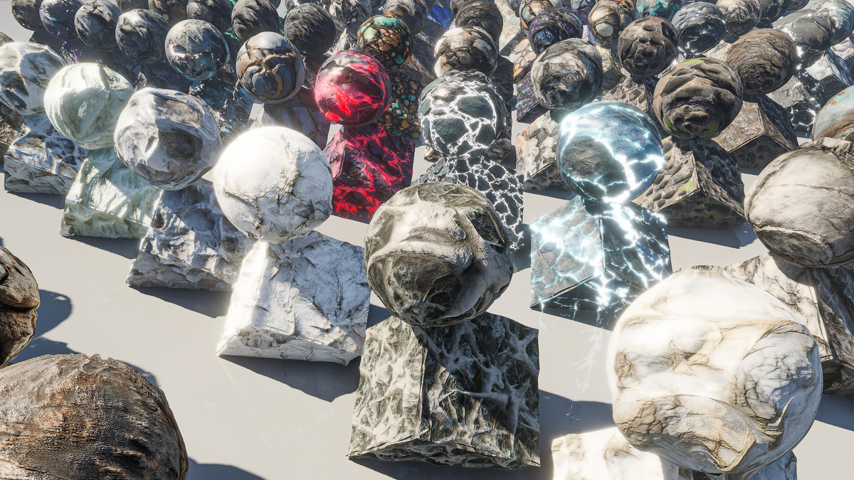 Alien Rocks Materials