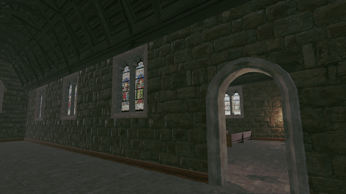 Church modular with interiors