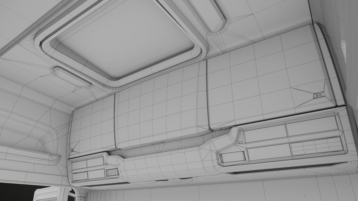 Heavy Truck Chassis 06 Interior URP HDRP Textures