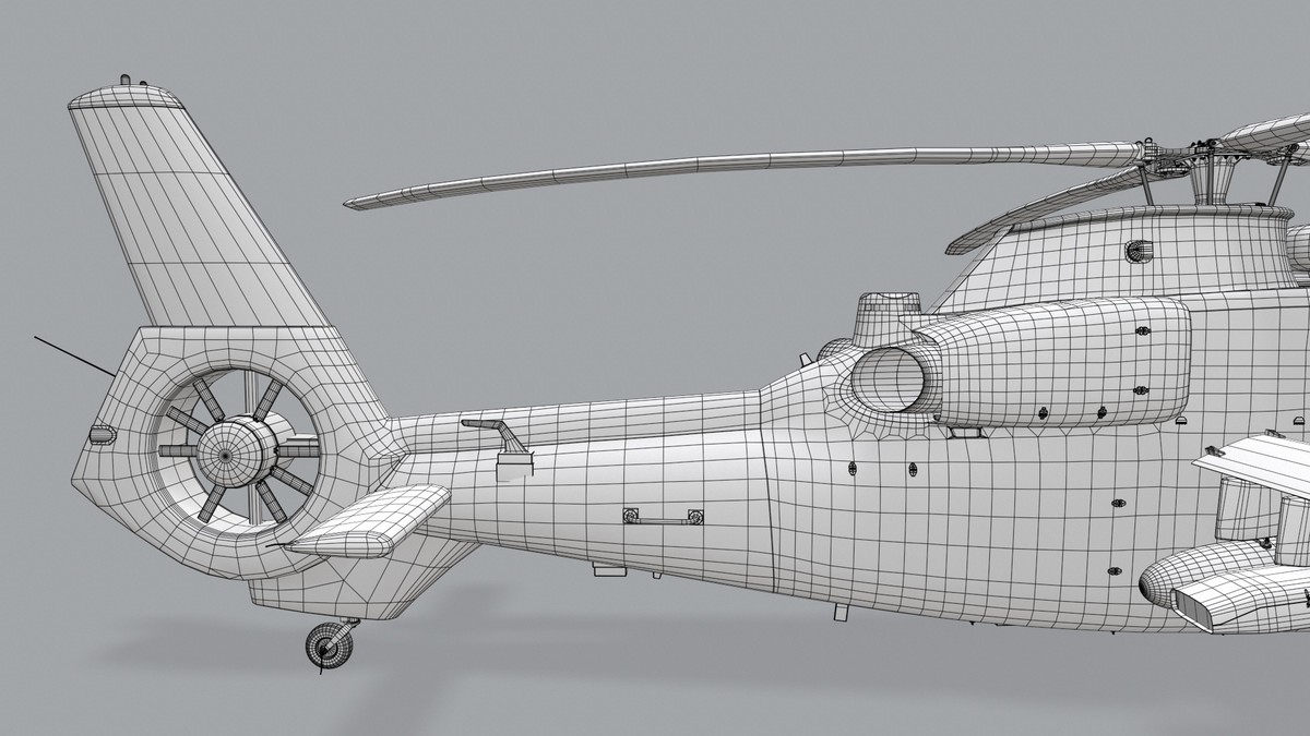 OH-1 Ninja Blank Livery Basic Animation (4