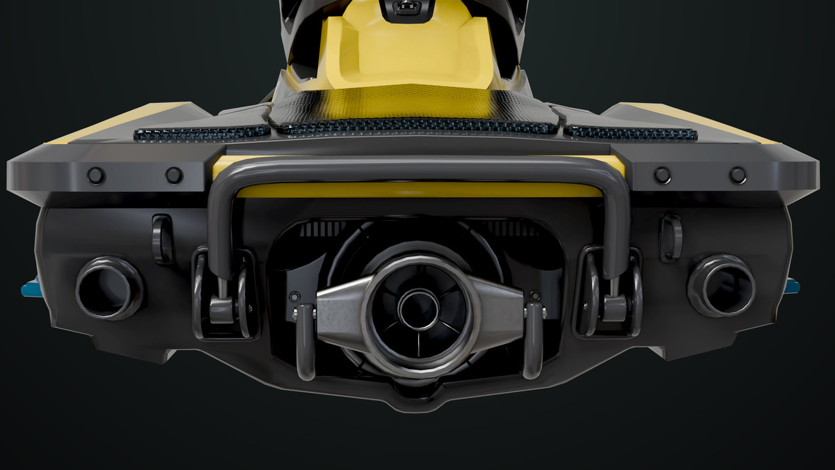 Jet Ski 02 Yellow Textures