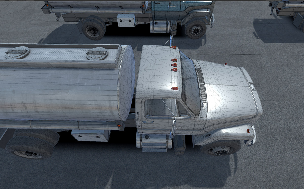 80s tanker truck