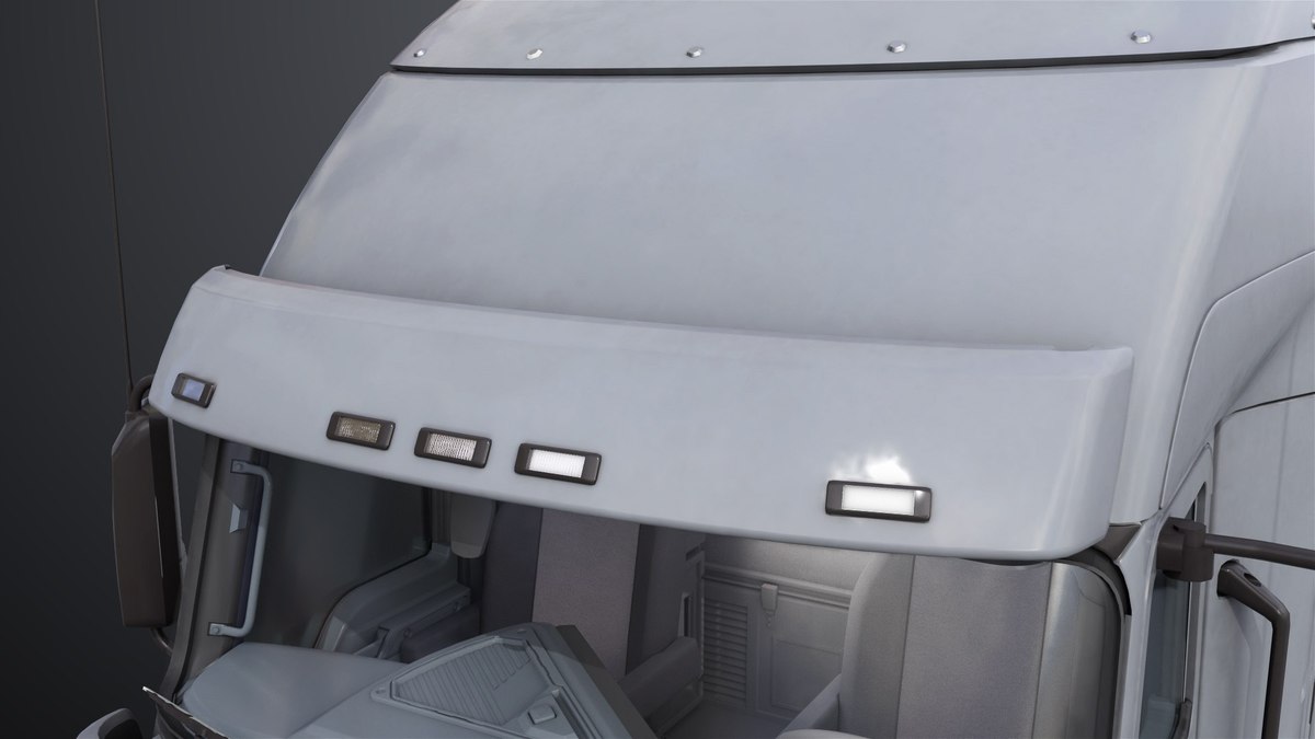 Heavy Truck Chassis 05 Grey Interior URP HDRP Textures