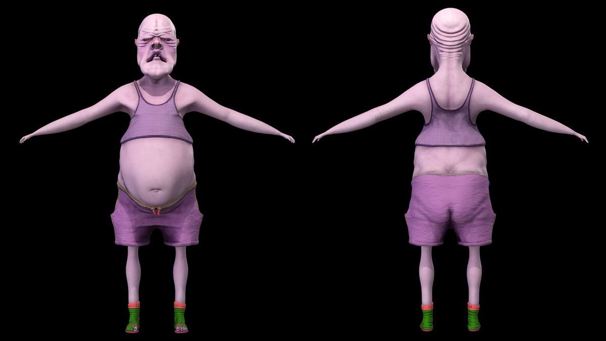 Funky Cartoon Man – Uncle Bob