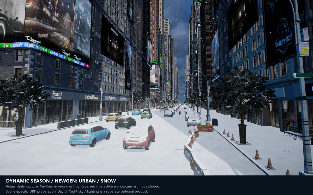 Celestial Cycle: Dynamic Season – URP Snow, Rain & Footprints