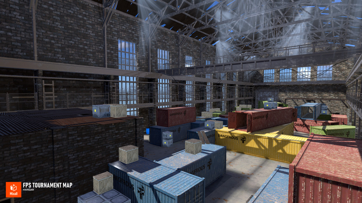FPS tournament map - Hangar