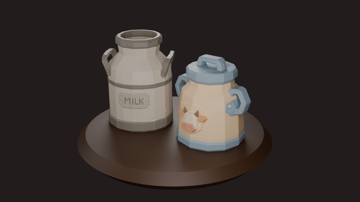 Low Poly Cozy Village Vehicles Pack