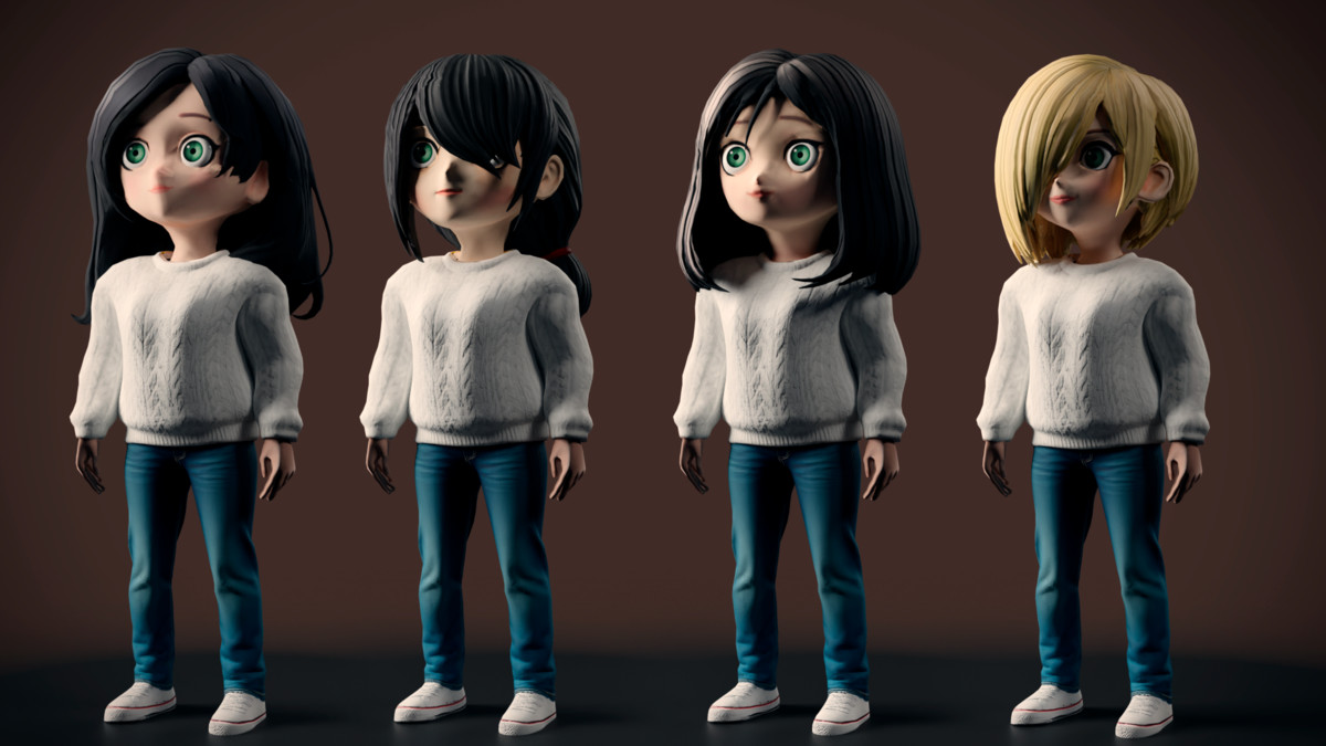 Modular Chibi Girl
