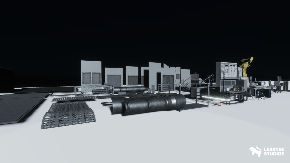 Sci-Fi Laboratory Environment