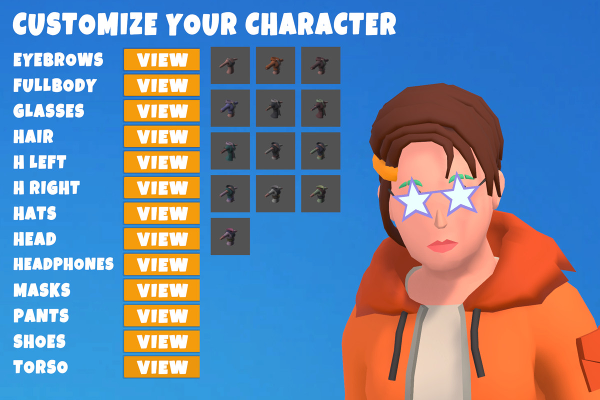 Customizable 3D Funny Characters Bundle