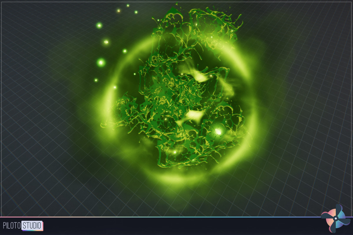 Realistic Poison Magic Spell FX